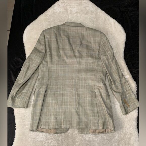 Canali Gray Plaid Sport Coat - Picture 2 of 9